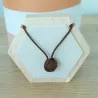 Collier Pomme de Touline Marron – Paracord Artisanal | Atelier du nœud marin