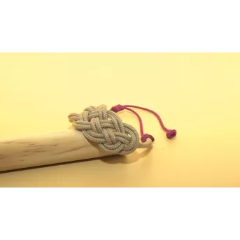 Bracelet Nœud de Carrick Beige – 4 Finitions Élégantes | Atelier du nœud marin