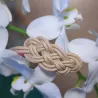 Bracelet Nœud de Carrick Beige – 4 Finitions Élégantes | Atelier du nœud marin