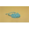 Bracelet Nœud de Carrick Bleu Pastel – 4 Finitions Douces | Atelier du nœud marin