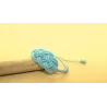 Bracelet Nœud de Carrick Bleu Pastel – 4 Finitions Douces | Atelier du nœud marin