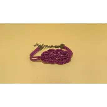 Bracelet Nœud de Carrick Azalée – 4 Finitions Élégantes | Atelier du nœud marin