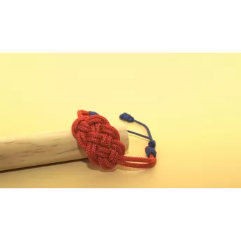 Bracelet Nœud de Carrick Rouge – 4 Finitions Élégantes | Atelier du nœud marin