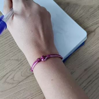 Bracelet Nœud de Carrick Rouge – 4 Finitions Élégantes | Atelier du nœud marin