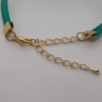 Bracelet Nœud de Carrick Vert Océan – 4 Finitions Disponibles | Atelier du nœud marin