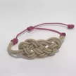 Bracelet Nœud de Carrick Beige – 4 Finitions Élégantes | Atelier du nœud marin