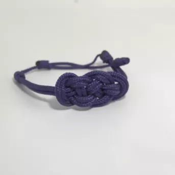 Bracelet Nœud de Carrick Bleu Marine – Élégance Marin & Artisanat