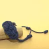 Bracelet Nœud de Carrick Bleu Marine – Élégance Marin & Artisanat