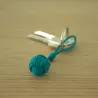 Porte-Clé Vert Océan – Évasion Marine en Pomme de Touline